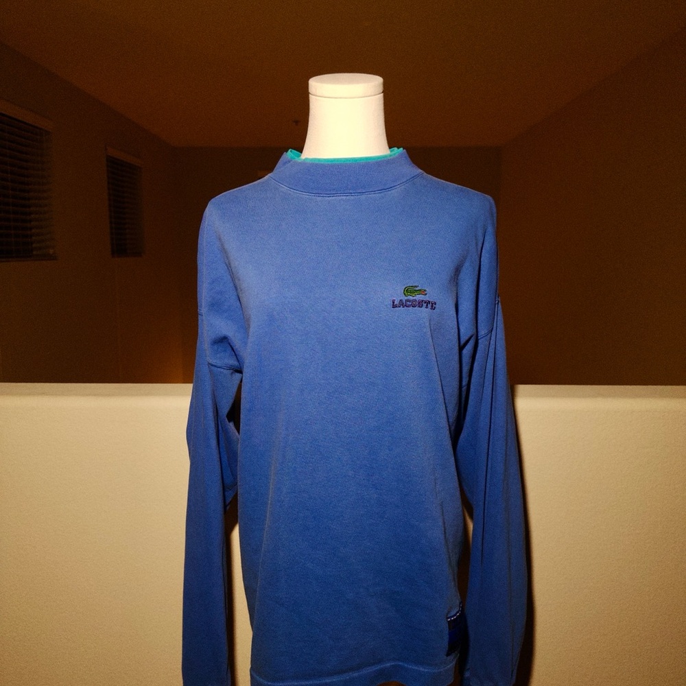 Vintage RARE Lacoste Blue Long Sleeve